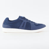 Mens Swims Luca Sneaker 21220121 Dark Blue Fabric Lace Up Low Top Casual Shoes